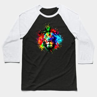 lion watercolor Baseball T-Shirt